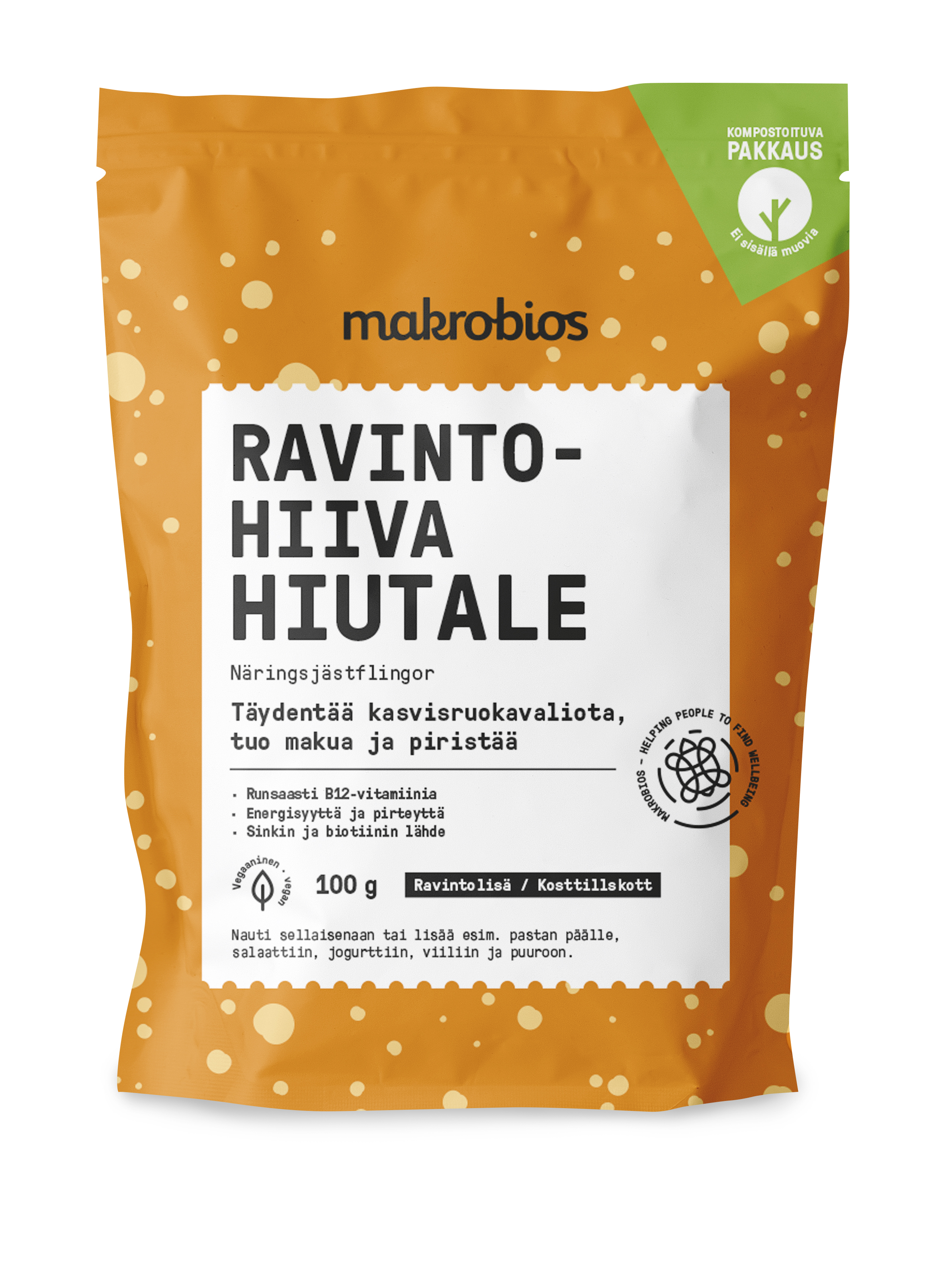 Makrobios Ravintohiivahiutale